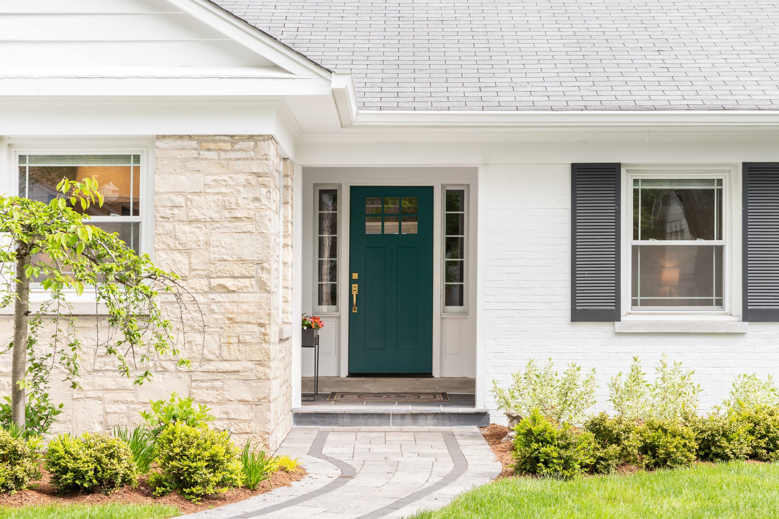 Front door and entry